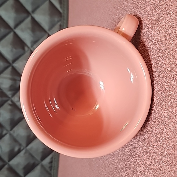 Fiesta Homer Laughlin China Rose Pink Flat (Tea) Cup. Pristine Condition. - Picture 6 of 12